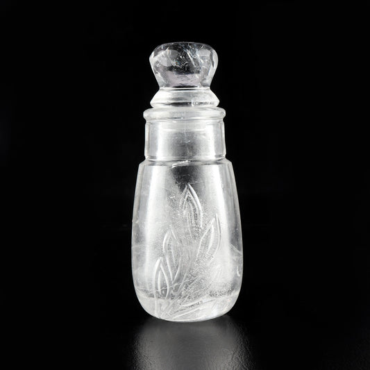 Clear Quartz Perfume Bottle