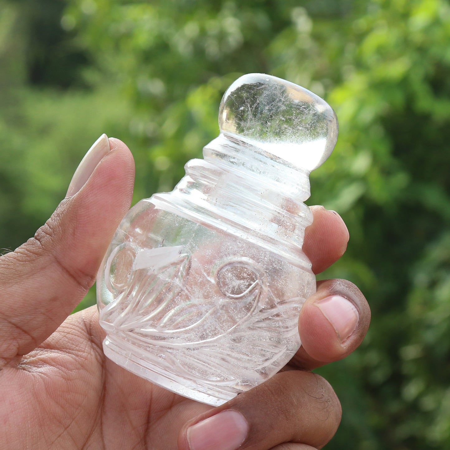 Crystal Perfume Storage Bottle