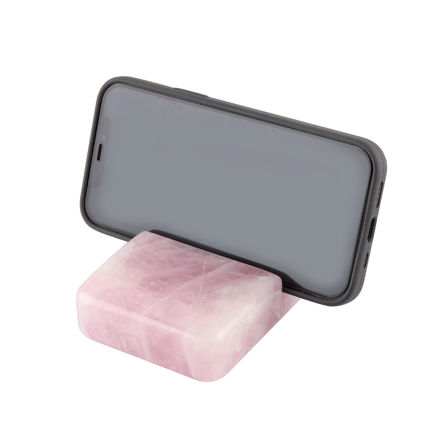 Rose quartz I Phone Mobile Holder