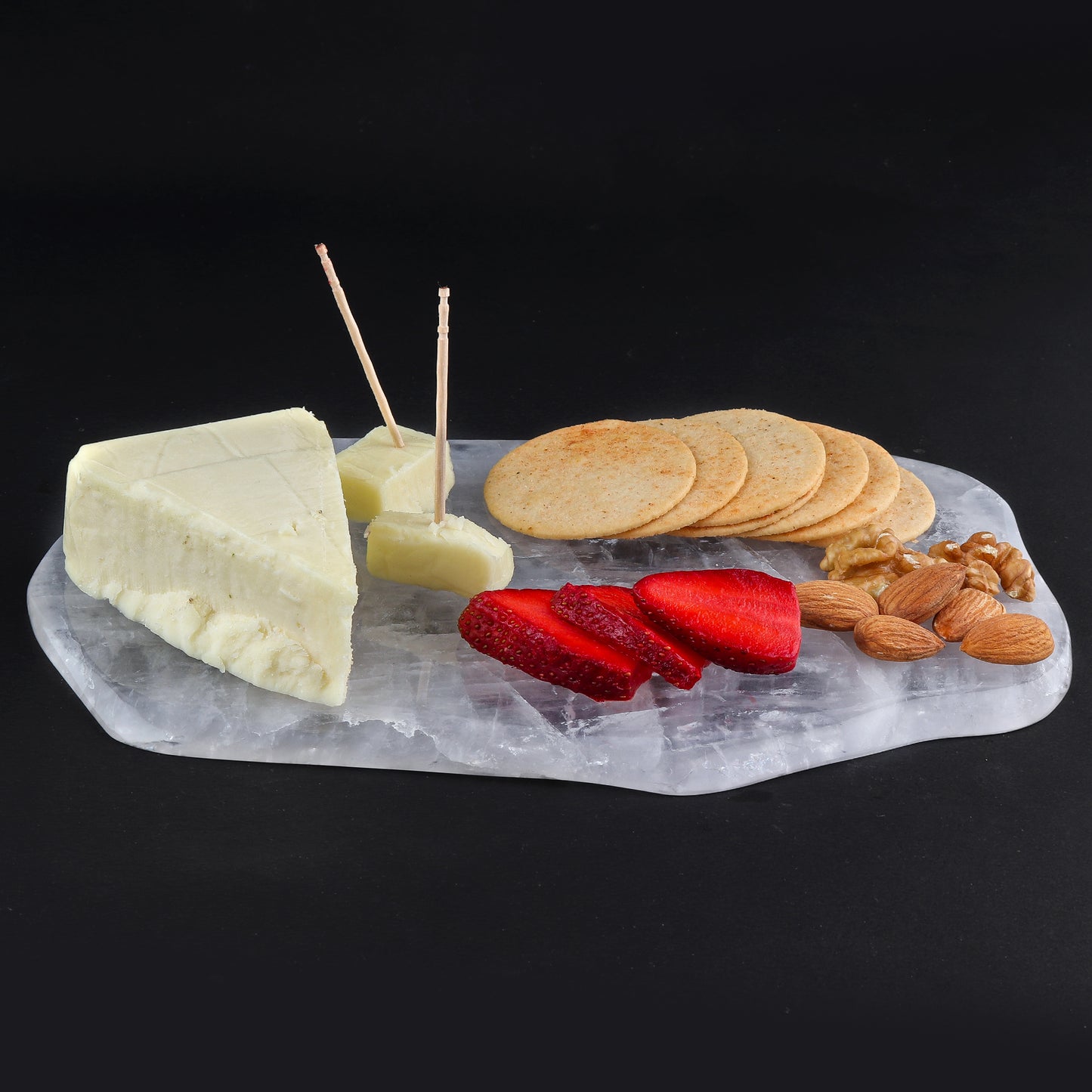 Crystal Quartz Cheese Platter