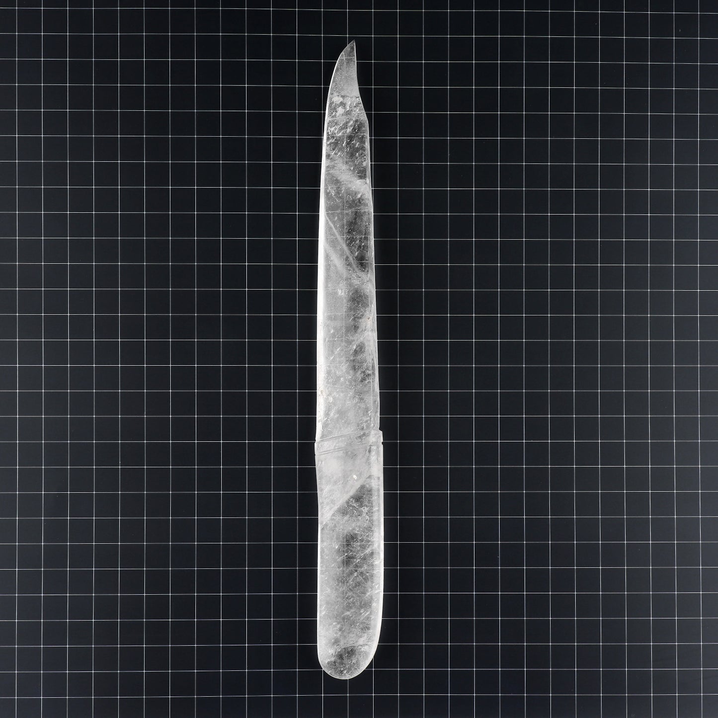 Hand Carved Crystal Rock Knife