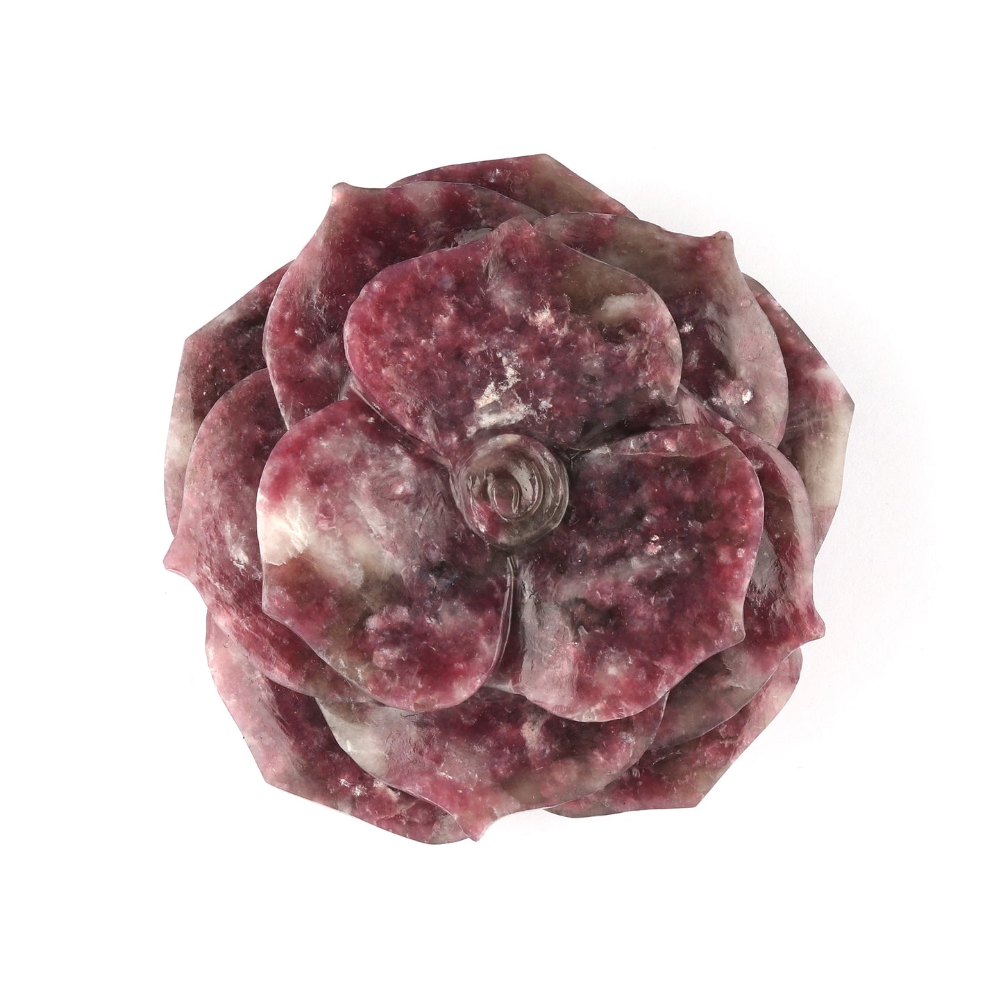 Tourmaline Quartz Rose Flower